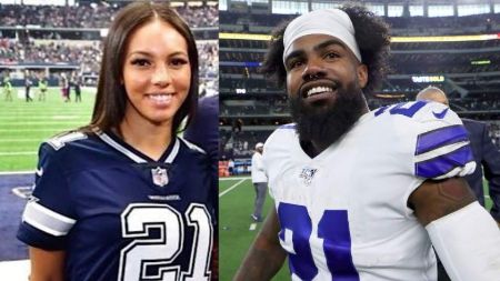 Ezekiel Elliot and Halle Woodward split for a short period of time over the summer of 2019.